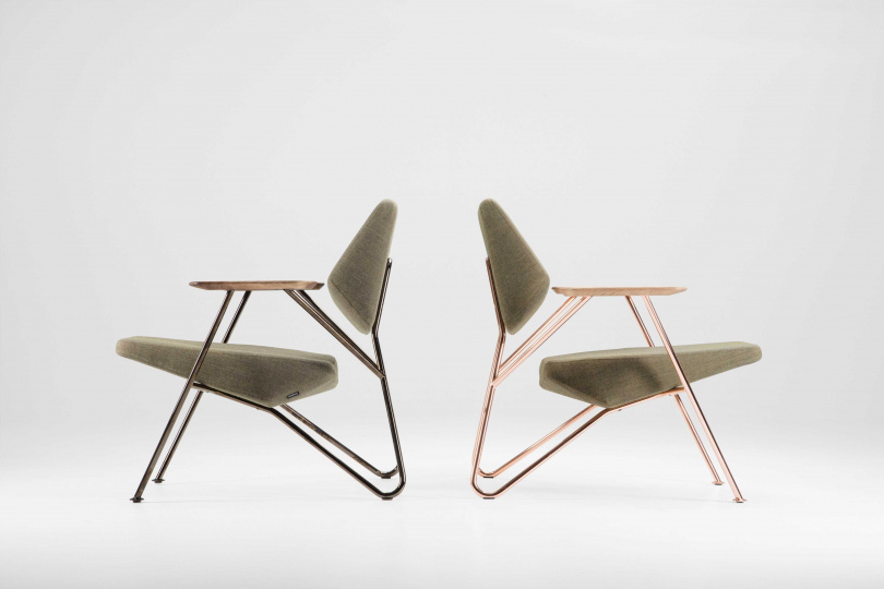 0km美術館商店販售Prostoria Polygon單椅作品。(圖/勤美術館提供)