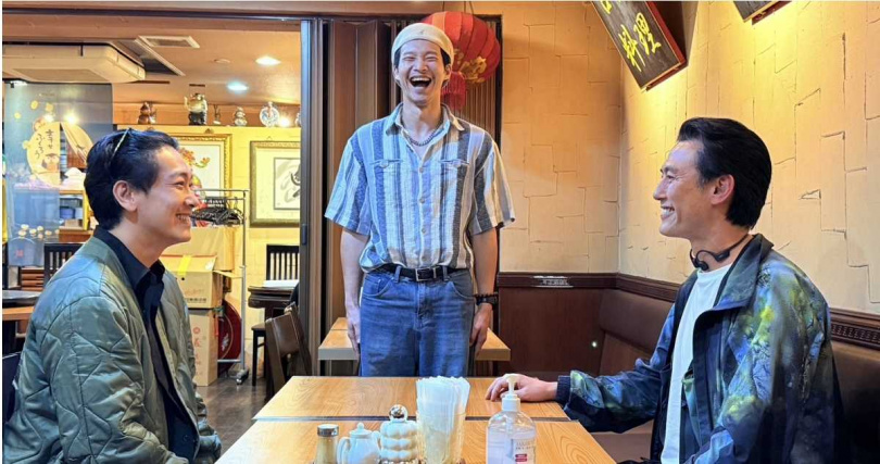 黃冠智、施名帥、塚原大助在日本相聚。(圖/影一製作所)