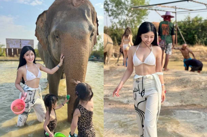 高敏敏不只長得漂亮，身材也相當火辣，看不出已經是位2寶媽。（圖／翻攝自高敏敏Instagram）