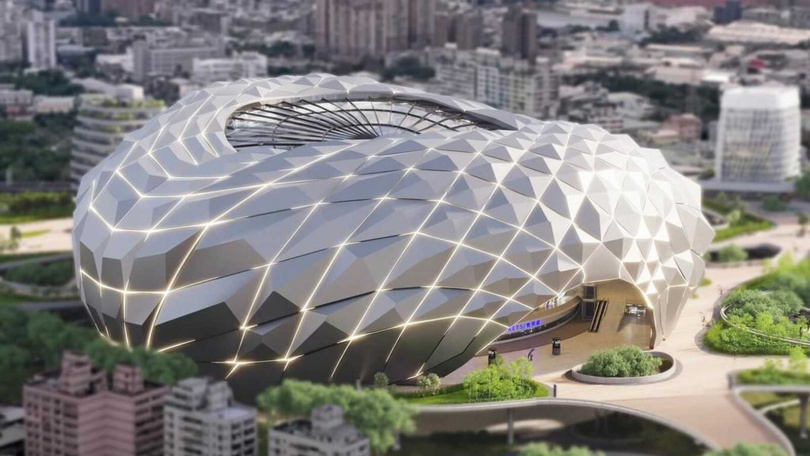 預估容納5萬人的新北大巨蛋，年底將正式拍板落腳處。（圖／翻攝自新北市政府媒體群組）