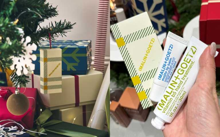&nbsp;MALIN+GOETZ 修護滋潤禮盒 930元（圖／品牌提供、黃筱婷攝）