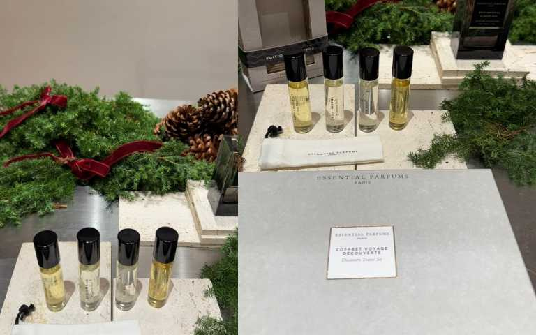 &nbsp;Essential Parfums 旅行香氛組 10ml×4／3,000元（圖／黃筱婷攝）