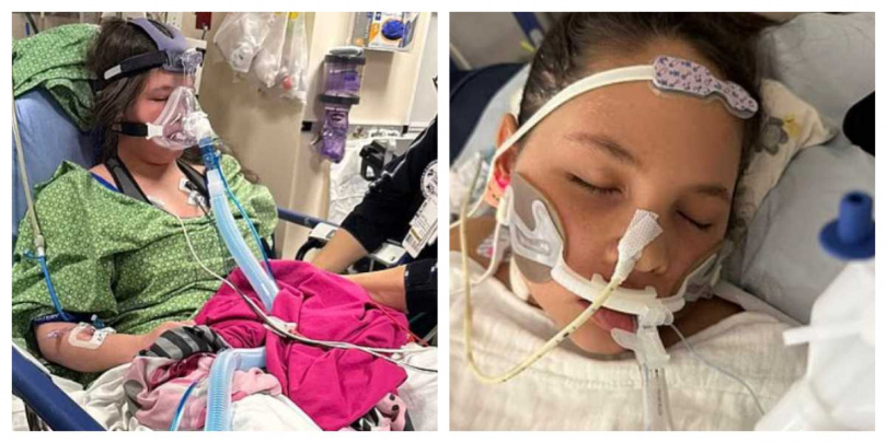 家屬陪伴治療過程,盼病患逐步康復。(圖/翻攝自臉書、GoFundMe)