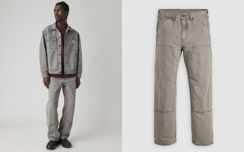 Levi’s® Workwear工裝系列 568™ 男款中腰寬鬆牛仔褲／4,390元 充滿90年代風格的寬鬆工裝褲，散發出恰到好處的個性態度。（圖／品牌提供）