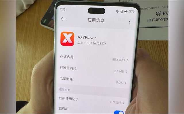 遭駭手機查出神秘APP「AXY player」，疑為駭客遠端操控工具。（圖／翻攝自大象新聞）