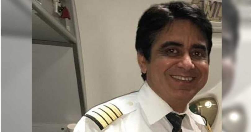 機長薩巴瓦爾在墜機前曾絕望求救，在全力搶救17秒後，飛機仍失控墜毀。（圖／擷取自X）