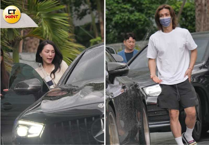 今年5月本刊曾巧遇熊熊錄完影後老公開車來接她收工。(圖/本刊攝影組)