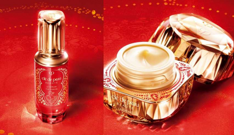 肌膚之鑰 2026金馬限定版 激光瓶 50 mL／8,500元、2026金馬限定版 精質乳霜 50 mL 限定販售／25,000 元（圖／品牌提供）