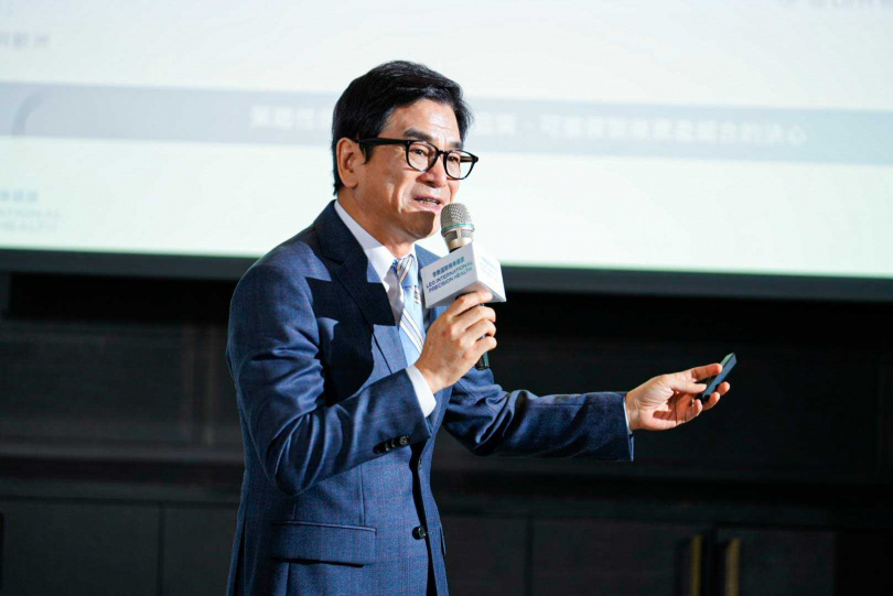 LIPH AG 執行長羅旭華教授／博士發表演說 。（圖片／業者提供）