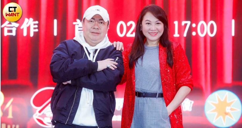 資深藝人董至成（左）與楊潔玫擔任海選評審。（圖／趙文彬攝）