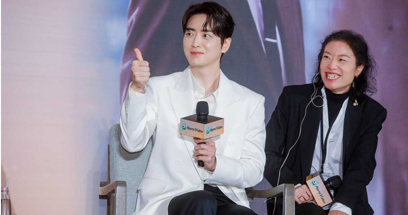 喜愛電影的李浚赫，對李安作品如數家珍。（圖／趙文彬攝）