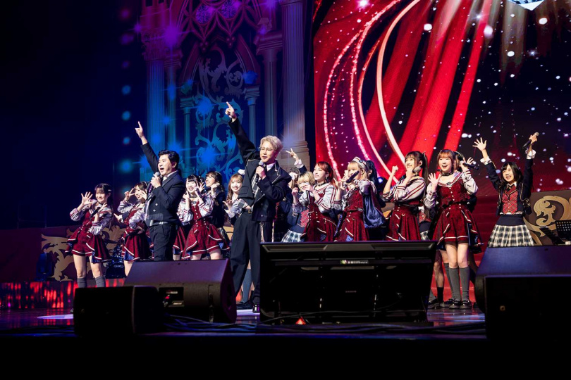 AKB48 Team TP因上胡瓜的YT節目《下面一位》，而種下了受邀《鑽石之夜》緣分。（圖／好言娛樂提供）