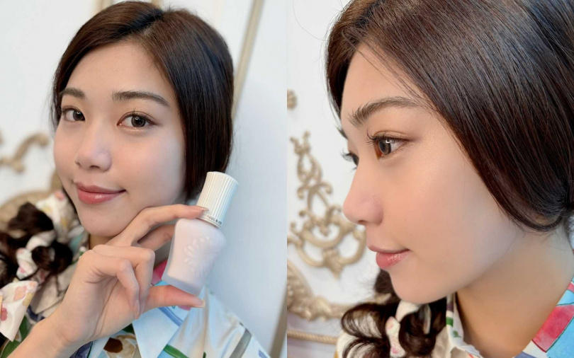 防護力、持妝力、保濕力通通同步升級，叫人能怎能不愛它>///<。（圖／吳雅鈴攝）