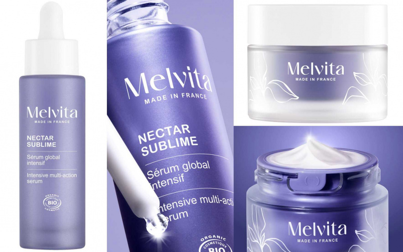 Melvita植萃全能青春精華30ml／3,580元、植萃全能青春霜50ml／3,280元（圖／品牌提供）