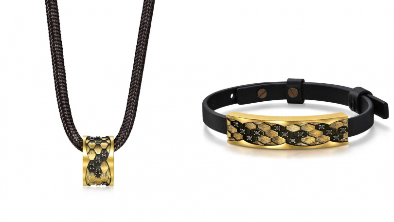 酷潮蛇紋鑽石黃金系列。（圖／品牌提供）