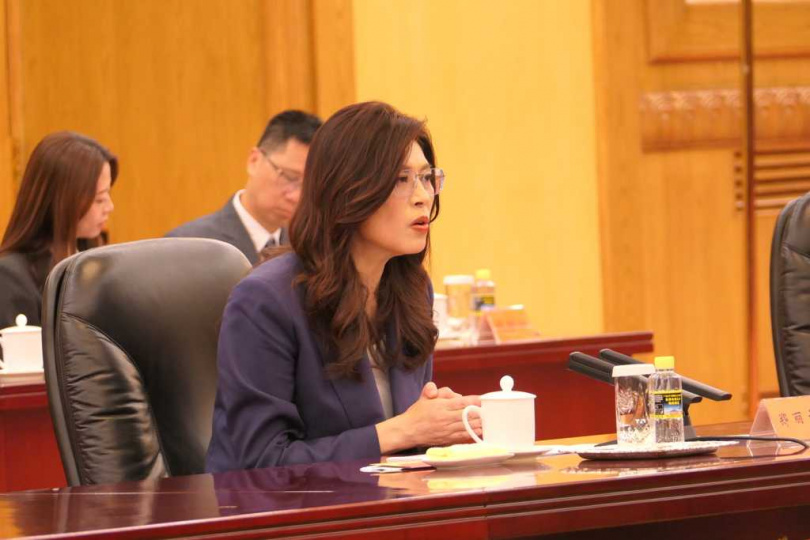 國民黨主席鄭麗文。(圖/周毓翔攝)