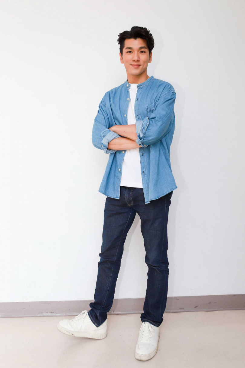 吳政澔有185公分高,跟蘇晏霈搭檔相當吸睛。(圖/民視)