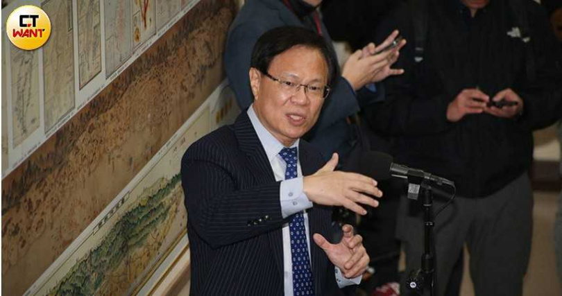 民眾黨立委張啓楷認為此次大法官投票不至於全軍覆沒。(圖/黃鵬杰攝)