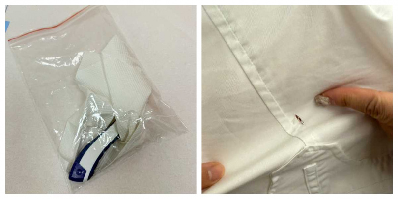 警方查扣曾男犯案所用的美工刀，作為重要證物進行鑑識調查。（圖／報系資料照）