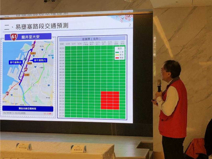 公路局17日舉行台中區春節交通疏運記者會。（圖／公路局提供）