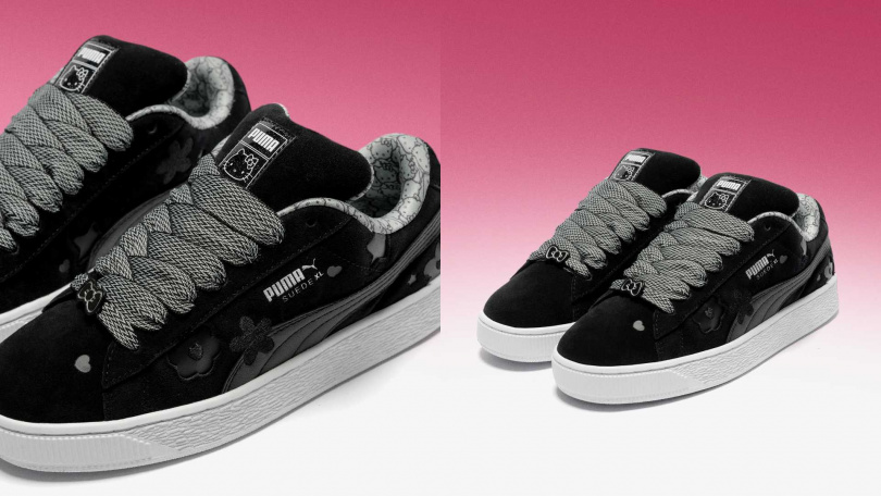 PUMA Suede XL HELLO KITTY鞋款／3,280元（圖／品牌提供）