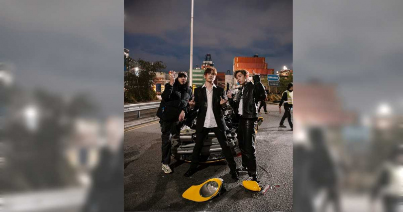 Tyson Yoshi（右）邀來演員游學修（中）出演MV。（圖／想不到音樂工作室提供）