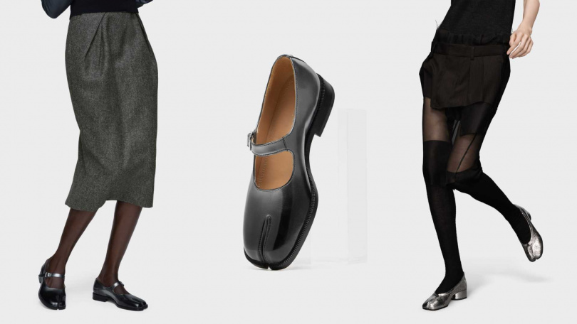 Maison Margiela Tabi 漸層瑪莉珍鞋(圖/品牌提供)