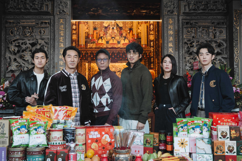 《即刻刺殺》集結台港卡司，裴子齊（左起）、李李仁、朱栢康、傅孟柏、林思宇及蕭子墨。（圖／網銀國際提供）