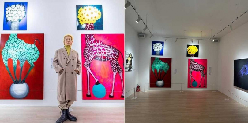 宋旻浩爽當兵風波未完，又遭買他畫作的人提告，指控他收錢卻不給畫。（圖／翻攝自宋旻浩Instagram）