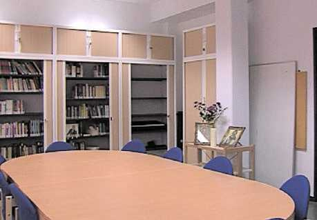 ICC拘留中心的圖書館。（圖／翻攝自ICC官網）