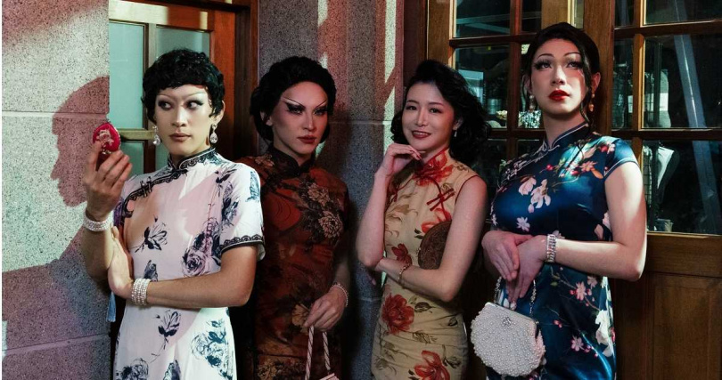 《搜查瑠公圳》眼肉芽打扮酒家女，率變裝皇后再登「風月樓」聊八卦。