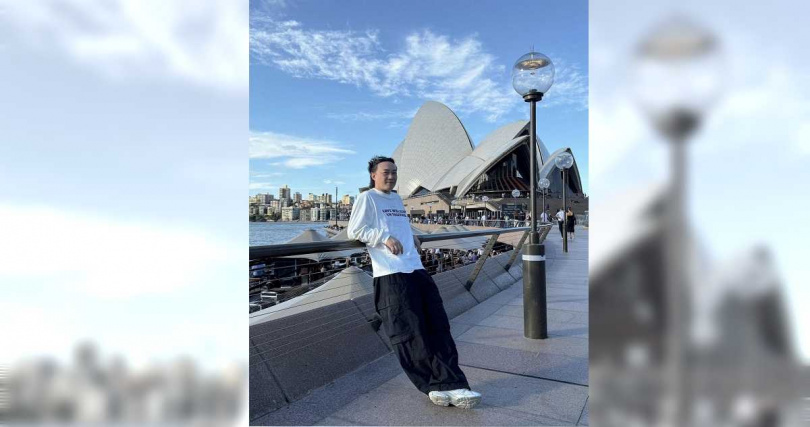 陳奕迅將頭髮捲成「雪梨歌劇院」造型。（圖／My Kan提供）