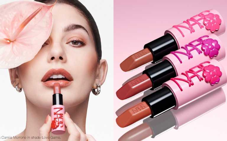 NARS奢慾緞光唇膏 唇愛綻放系列/1,450元(圖/品牌提供)