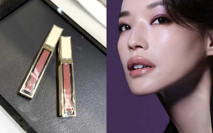 TOM FORD縱情香草限量設計師奢華水唇萃#01/2,200元(圖/翻攝自Tom Ford Beauty小紅書、吳雅鈴攝)