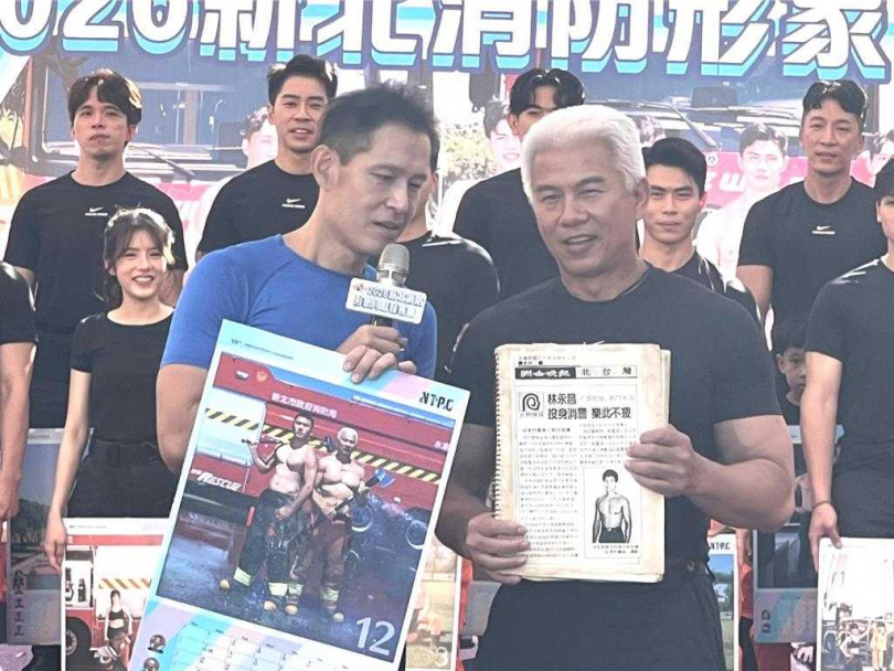 58歲的林永昌明年將屆臨退休，仍保持壯碩的體魄。（圖／中國時報王揚傑攝）