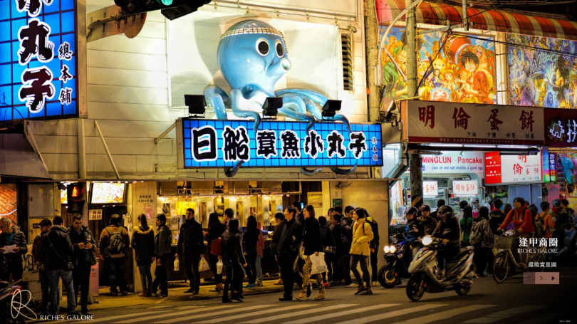 富美圖基地步行可達逢甲商圈，白天有文教機能，夜晚由夜市、商場和餐飲接力，形成全天候運作的生活網絡，滿足自住所需。（圖片提供／富美圖）