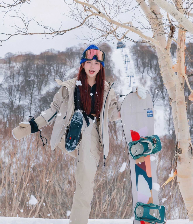 近年Dora熱衷滑雪,明年將朝教練證照邁進。(圖/Dora提供)