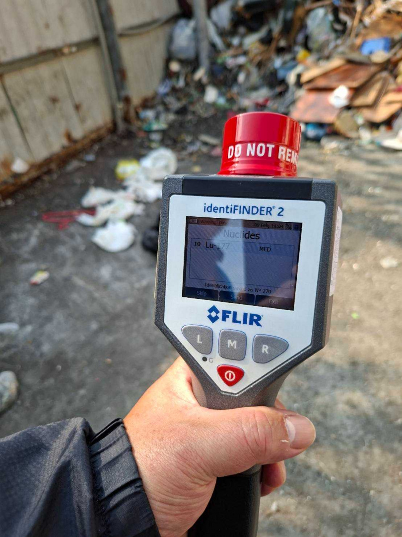 核種分析儀器測得核種為「鎦-177（Lu-177）」。（圖／翻攝自核安會官網）