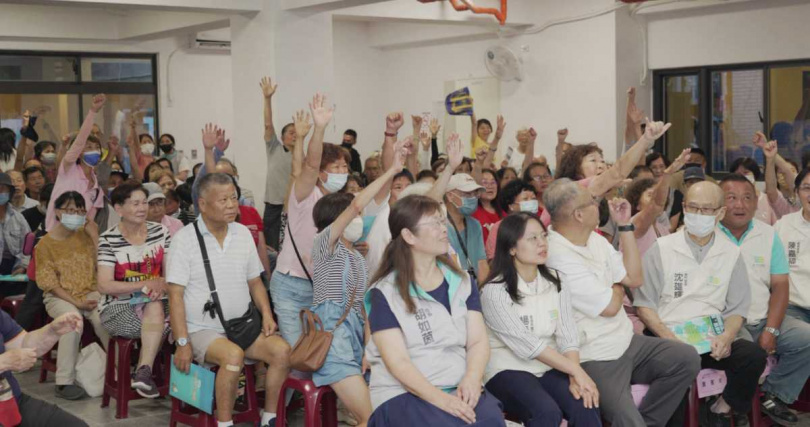 「節電夥伴節能治理與推廣」活動,里民反應熱絡。(圖片提供/新竹市政府)