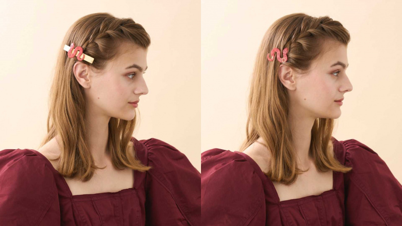 小龍女仕女夾／5,200元，小龍女豆扣夾 (右向)／3,800元。（圖／品牌提供）