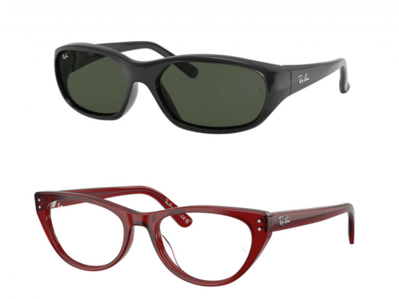 RAY-BAN DADDY-O RB2016 601/31／5,550元，RAY-BAN RX5449D 8464／5,300元（圖／品牌提供）