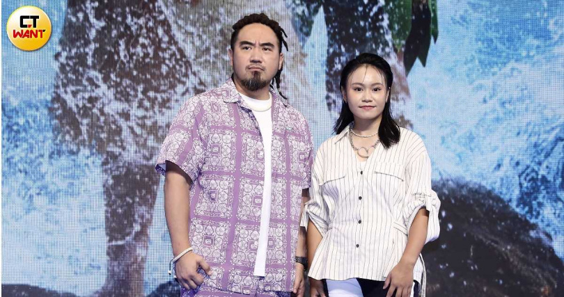 Matzka瑪斯卡與Makav真愛分享參與迪士尼經典動畫真人化作品配音的幕後點滴。(圖/侯世駿攝)