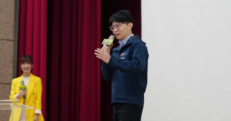 高市青年局長林楷軒致詞時表示，透過此次媒合活動，期許青年求職者都能尋得心目中的理想工作（圖／高雄市政府提供）。