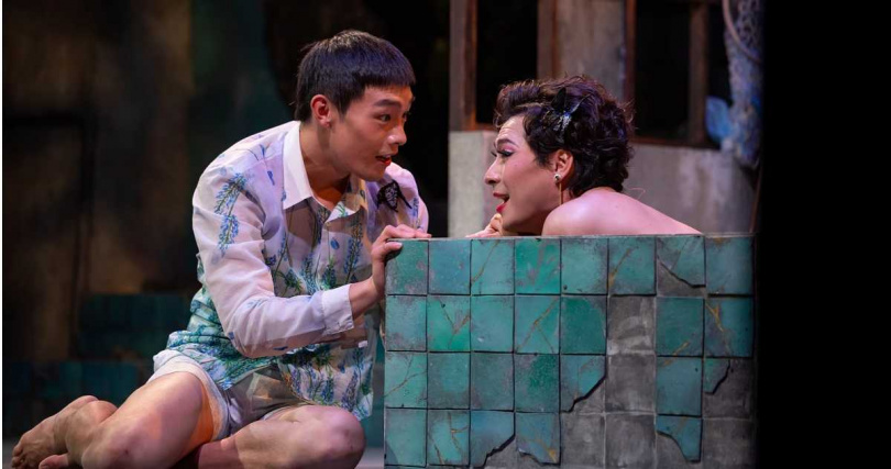 牧森對舞台劇不陌生，重回劇場更有「回家」的熟悉感。（圖／曉劇場提供，攝影林政億）