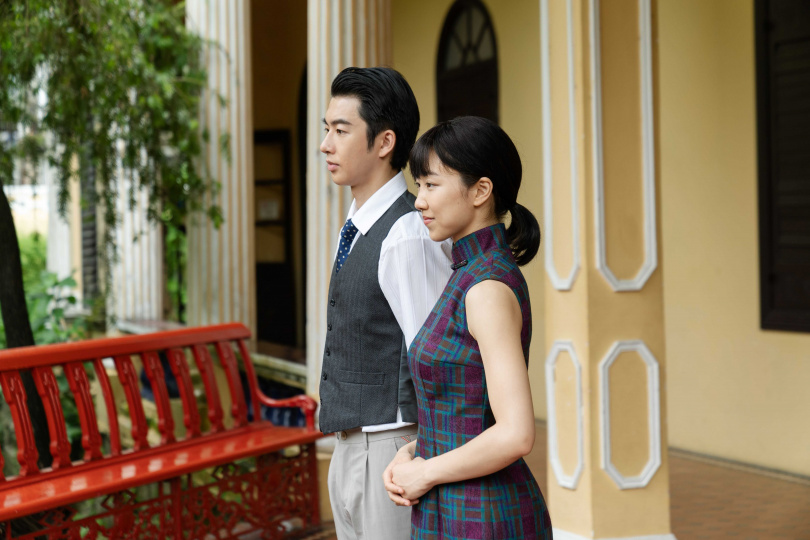 蕭子墨（左）與顏卓靈（右）合作《幸運閣》。（圖／三和娛樂）