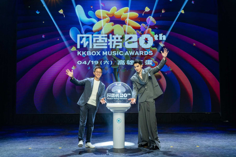 「第20屆 KKBOX 風雲榜」將由黃偉晉（右）擔任典禮主持。（圖／KKBOX提供）