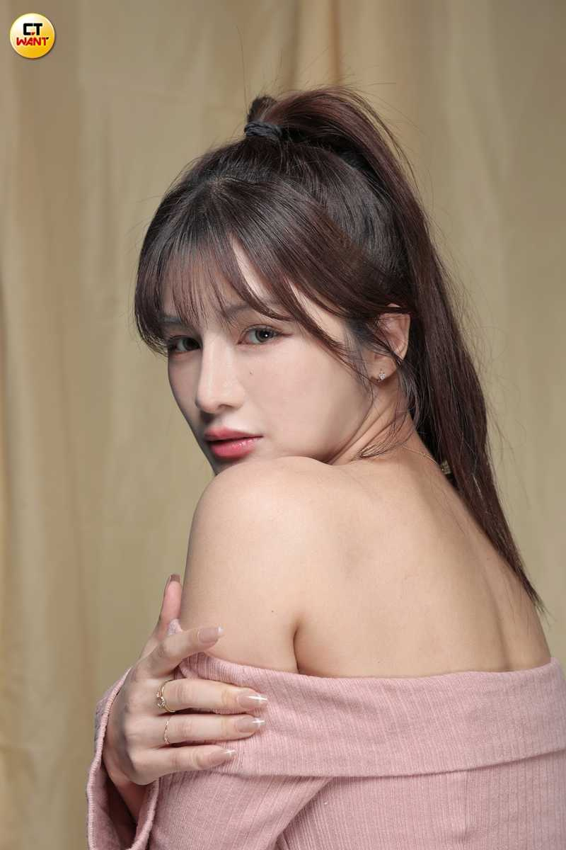 今年再度續約樂天的林岱縈表示對球隊有很深的感情,很希望可以拿總冠軍一起拋彩帶。(圖/林士傑攝)