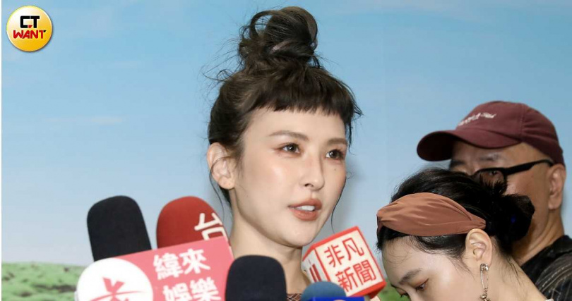 魏如昀受訪時表示有關心姊姊。（圖／侯世駿攝）