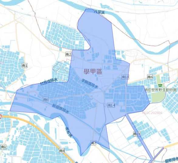 學甲區停水區域。（圖／翻攝自自來水公司官網）