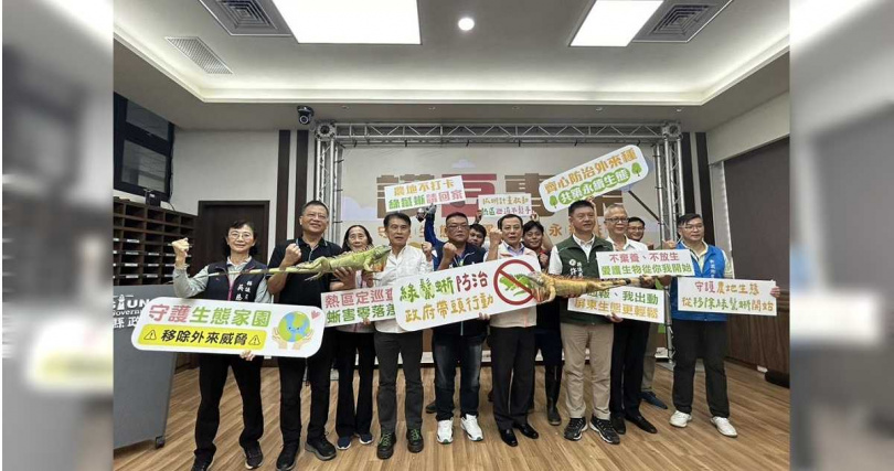 近期適逢紅豆栽種期，屏東縣政府從20日起展開為期1個月的「護豆專案」，委外廠商加強巡捕綠鬣蜥。（圖／中國時報記者謝佳潾攝）